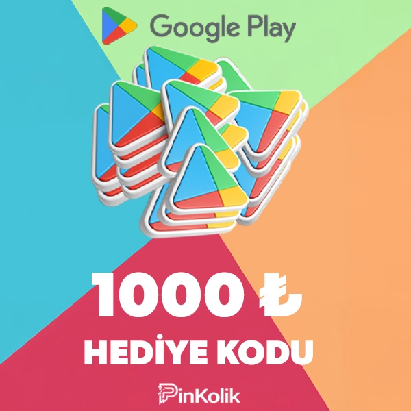 Google Play 1000 TL Hediye Kartı