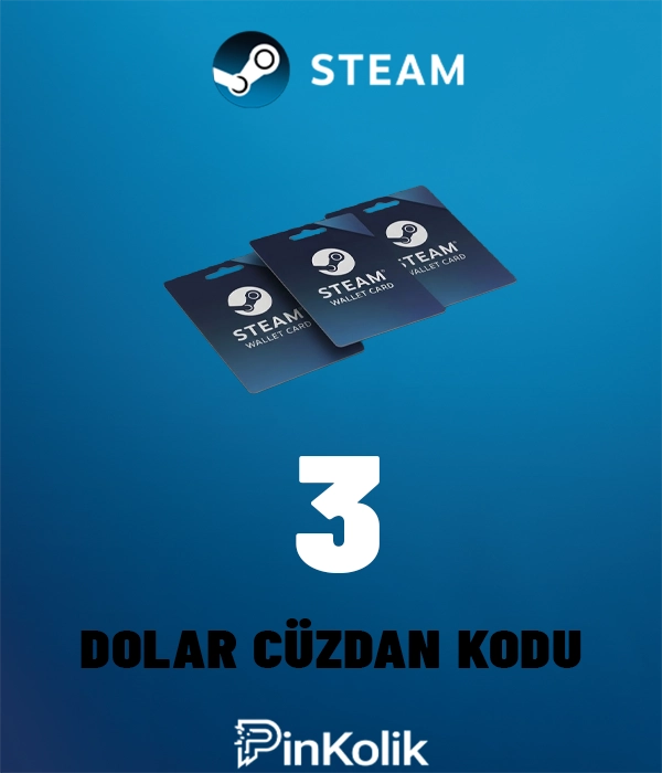 Steam 3 USD Cüzdan Kodu