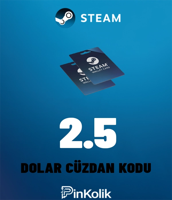 Steam 2.5 USD Cüzdan Kodu