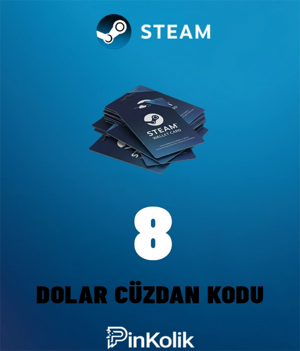 Steam 8 USD Cüzdan Kodu